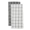 DII® Windowpane Oversized Washed Waffle Dishtowels, 2ct.